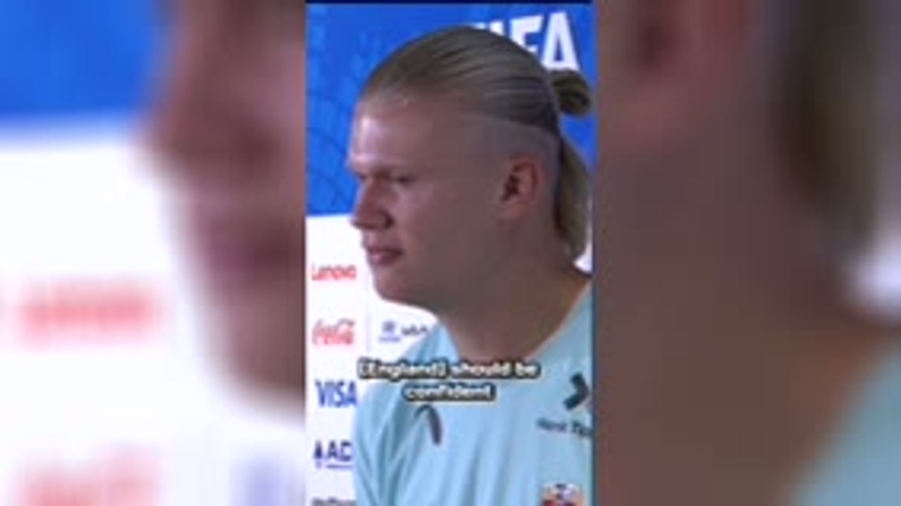 Stay humble! - Haaland says England should be confident of progressing