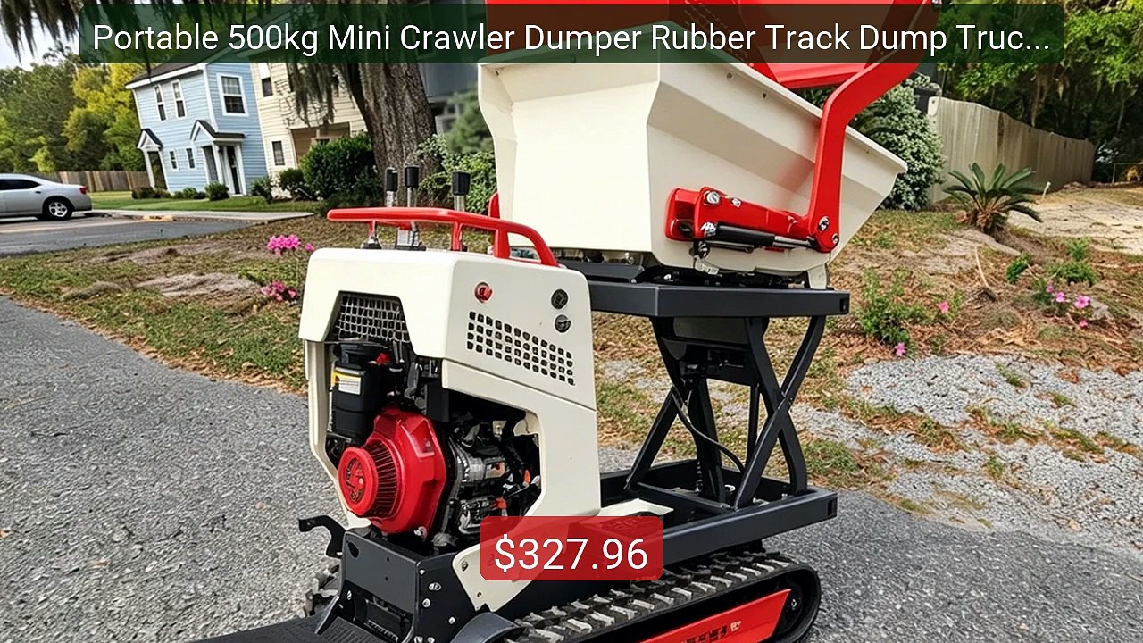Portable 500kg Mini Crawler Dumper Rubber Track Dump Truck ... -- Top Pick 2026 | Unbeatable Price!