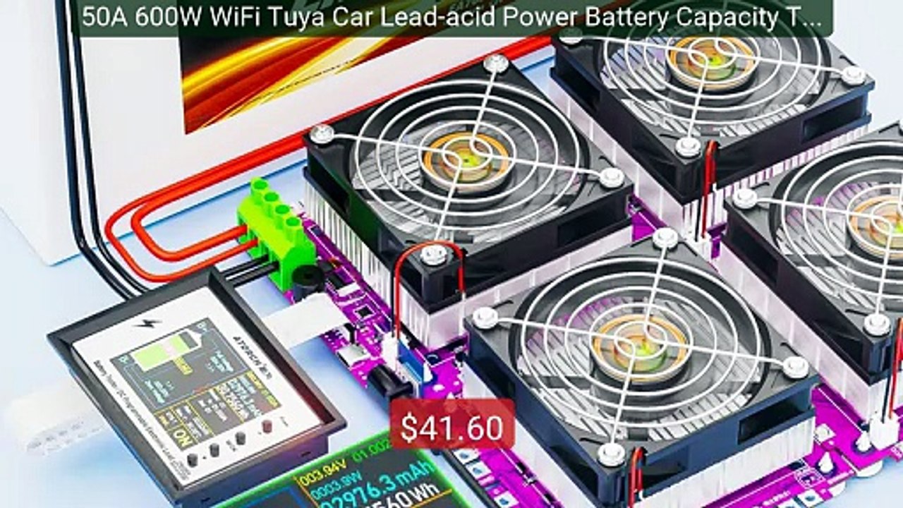 50A 600W WiFi Tuya Car Lead-acid Power Battery Capacity Tes... -- Top Pick 2026 | Unbeatable Price!