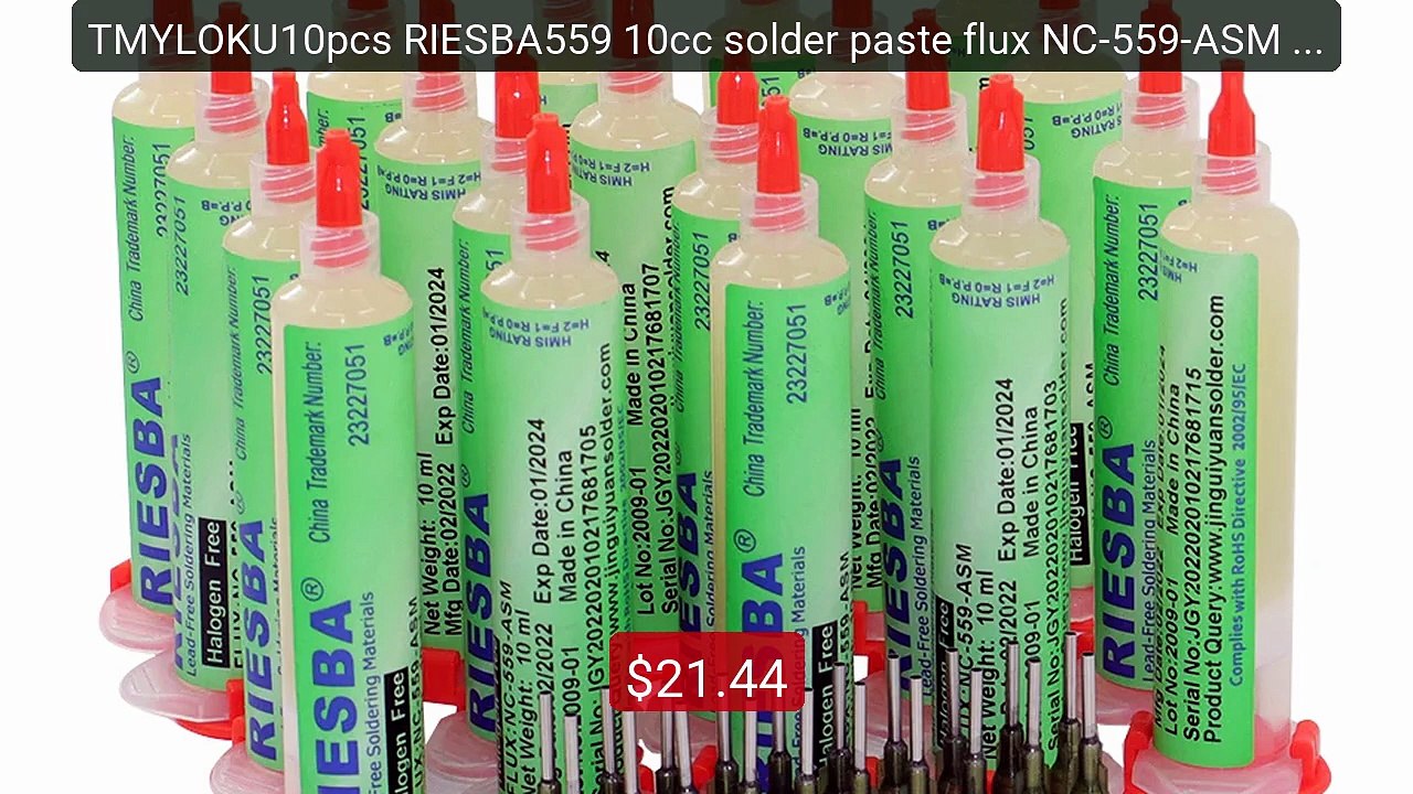 TMYLOKU10pcs RIESBA559 10cc solder paste flux NC-559-ASM oil c... -- Best Buy 2026 | Great Quality!
