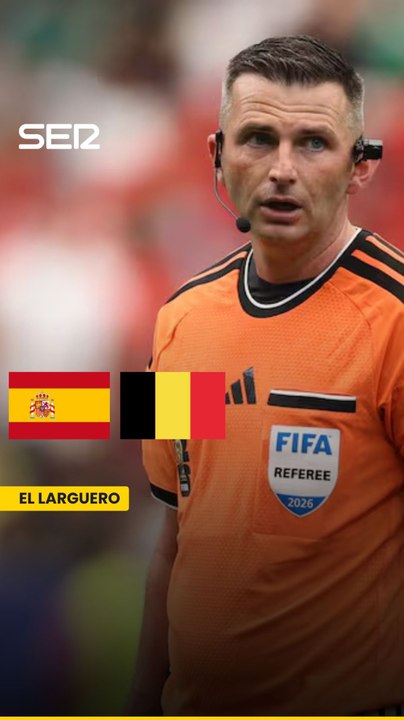 ‼️ Iturralde González, satisfecho con el árbitro del España-Bélgica