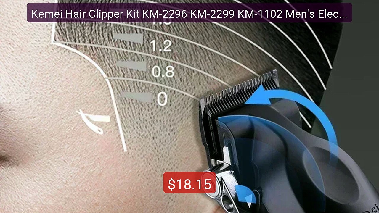 Kemei Hair Clipper Kit KM-2296 KM-2299 KM-1102 Men's Electr... -- Top Pick 2026 | Unbeatable Price!