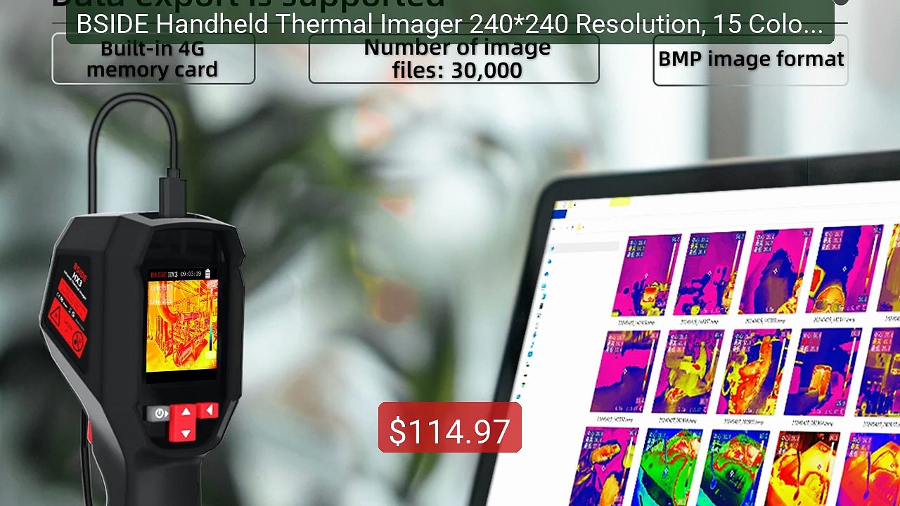 BSIDE Handheld Thermal Imager 240*240 Resolution, 15 Color Palette... -- Best Deal 2026 | Shop Now!