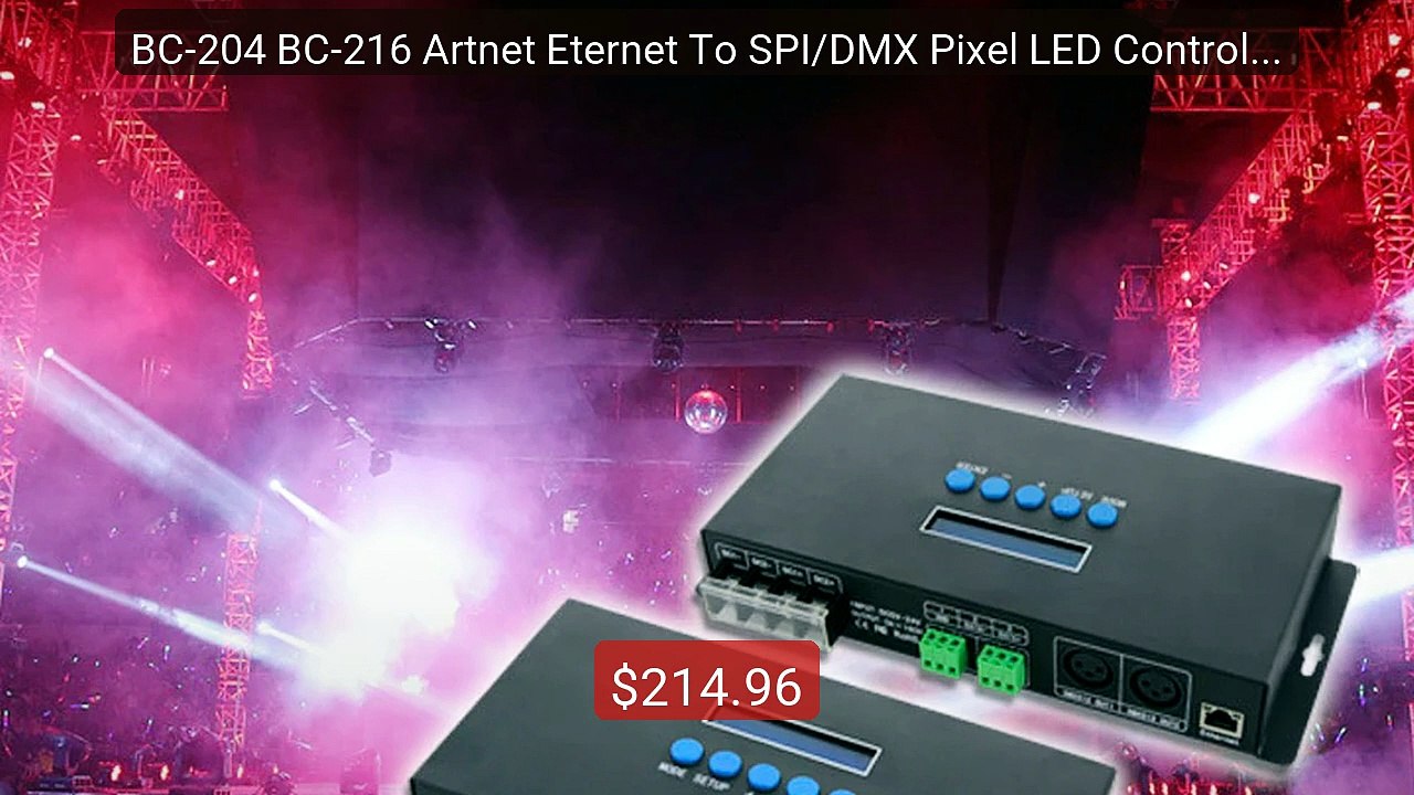 BC-204 BC-216 Artnet Eternet To SPI/DMX Pixel LED Controller D... -- Best Buy 2026 | Great Quality!