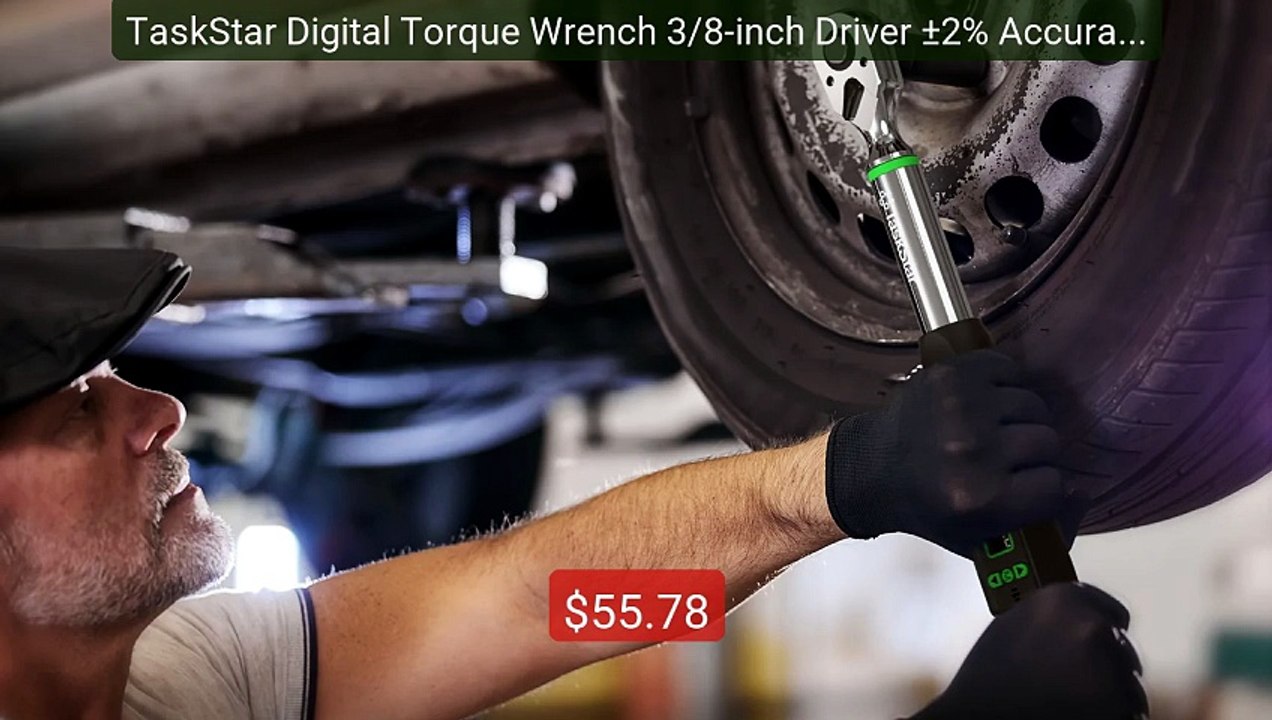 TaskStar Digital Torque Wrench 3/8-inch Driver ±2% Accuracy 0-... -- Best Buy 2026 | Great Quality!