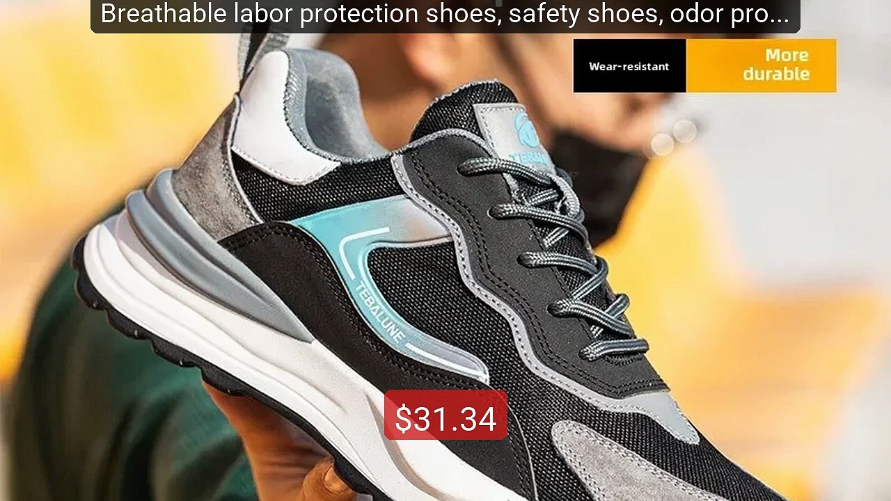 Breathable labor protection shoes, safety shoes, odor proof protect... -- Top Rated 2026 | Buy Now!