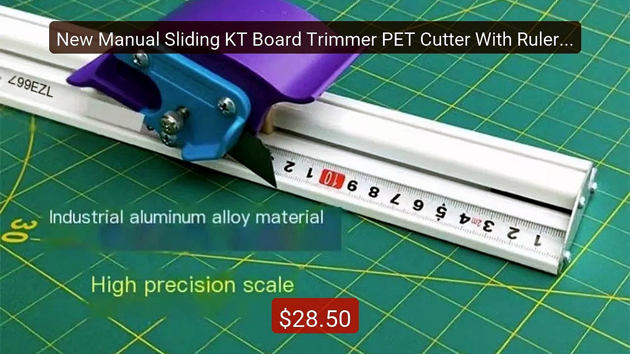 New Manual Sliding KT Board Trimmer PET Cutter...