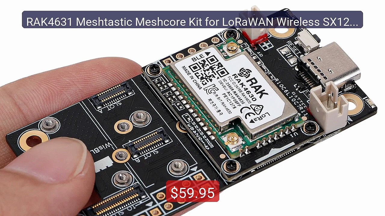 RAK4631 Meshtastic Meshcore Kit for LoRaWAN Wireless SX1262 8... -- Amazing Value 2026 | Must Have!