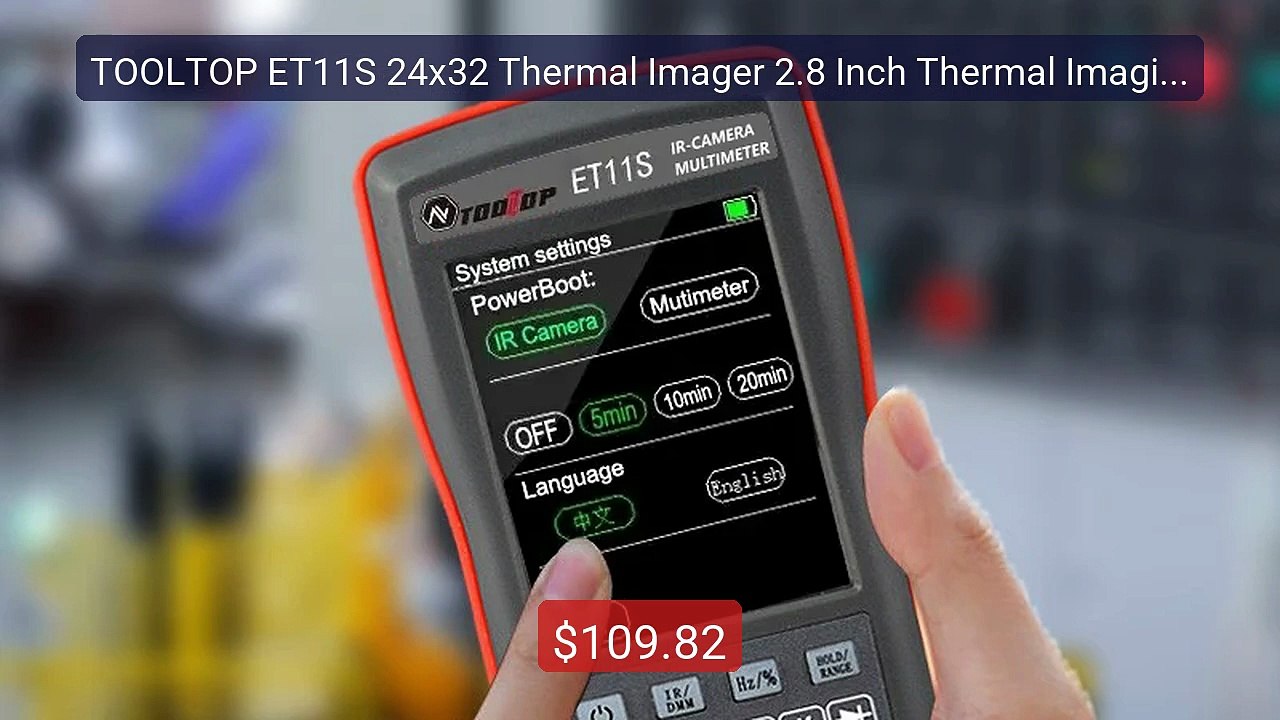 TOOLTOP ET11S 24x32 Thermal Imager 2.8 Inch The...