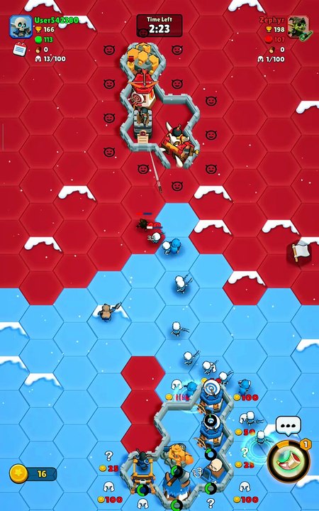 Hex Warriors | Tactical Deployment & Flank Advantage | No Commentary