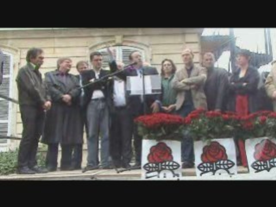 Fête de la rose 2008 discours F Hollande