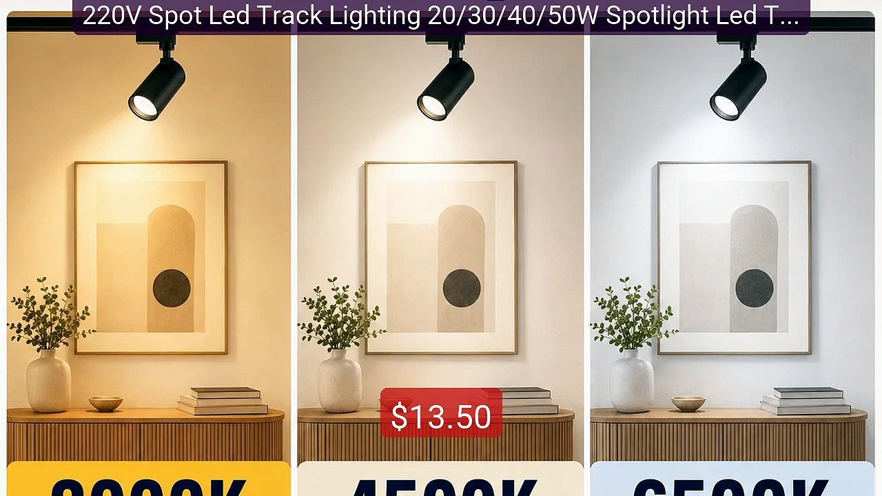 220V Spot Led Track Lighting 20/30/40/50W Spotlight Led Track... -- Amazing Value 2026 | Must Have!