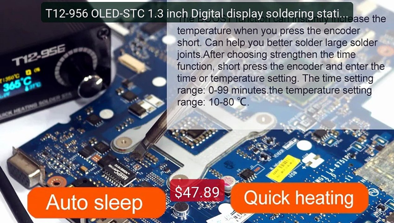 T12-956 OLED-STC 1.3 inch Digital display soldering station bi... -- Best Buy 2026 | Great Quality!