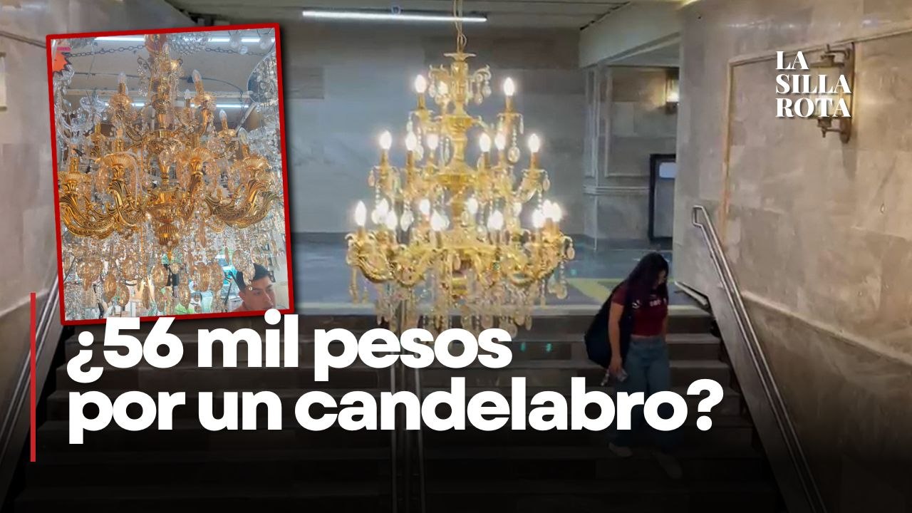 Candelabros del Metro costaron 56 mil pesos; en el Centro valen casi la mitad