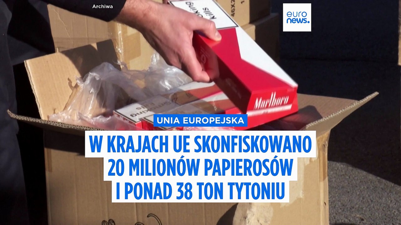 20 mln papierosów i ponad 38 ton tytoniu przejęte w krajach UE