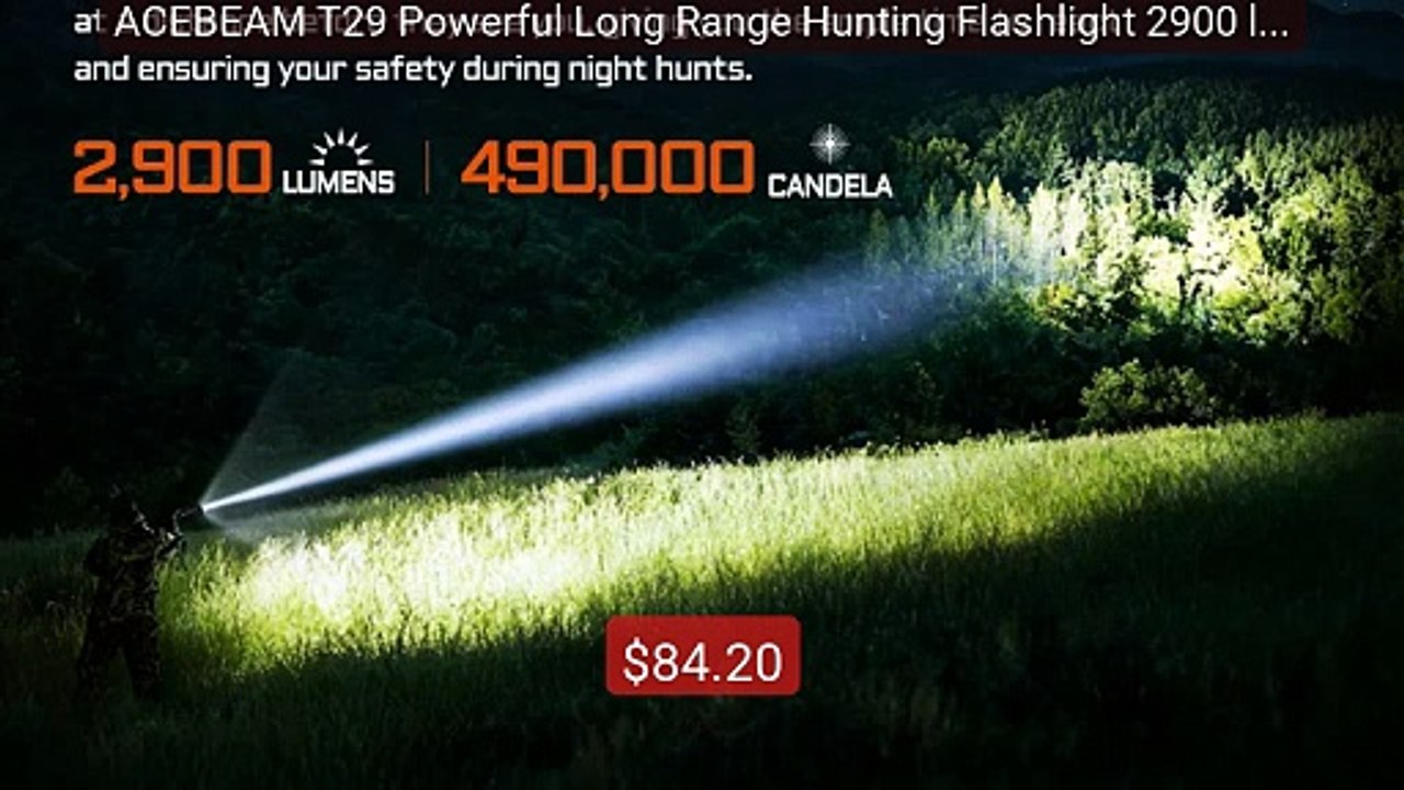 ACEBEAM T29 Powerful Long Range Hunting Flashlight 2900 lumens 140... -- Best Deal 2026 | Shop Now!