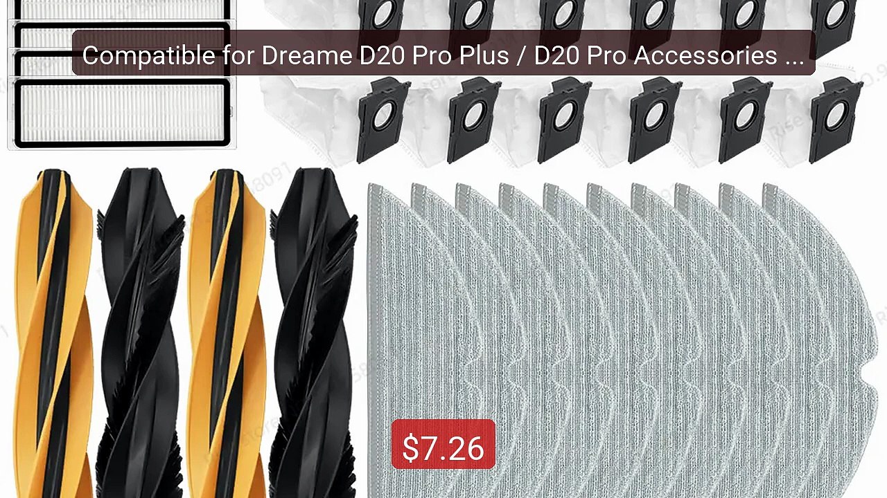 Compatible for Dreame D20 Pro Plus / D20 Pro Accessories Main ... -- Best Buy 2026 | Great Quality!