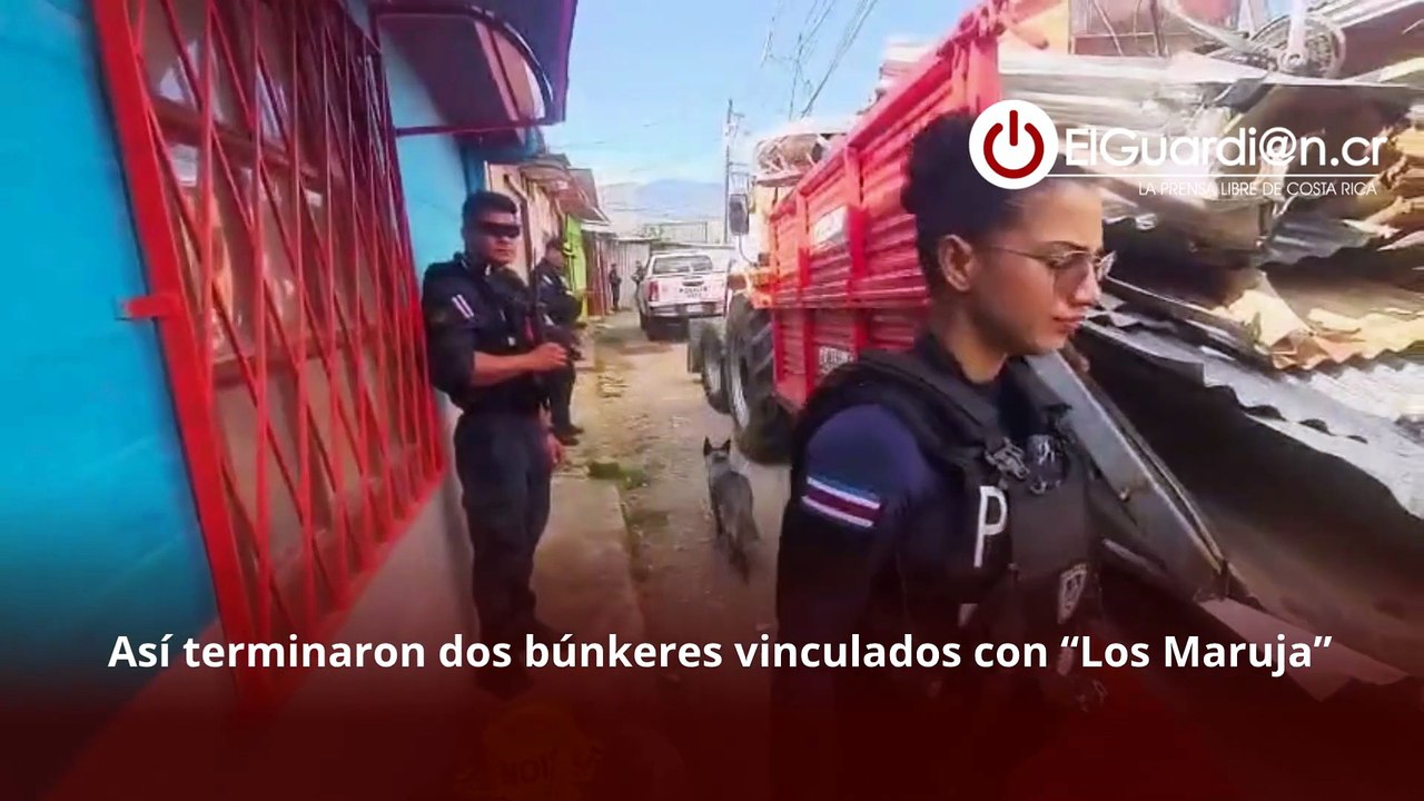 Así terminaron dos búnkeres vinculados con “Los Maruja”