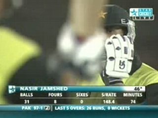 PAK Batting (15) Ishant Sharma, Play Back