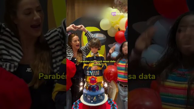 Giovanna Ewbank e Bruno Gagliasso mostraram detalhes da festa de seis anos do filho Zyan #shorts