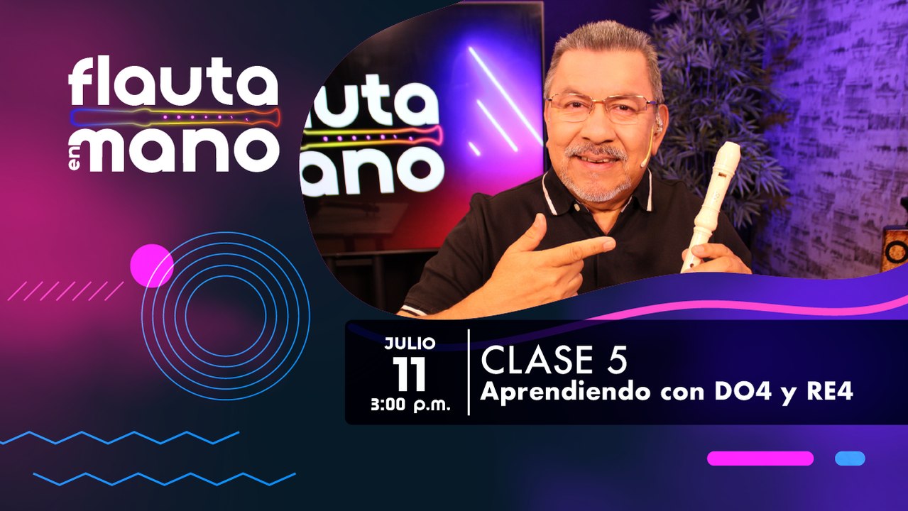 DO4 y RE4: Flauta en mano