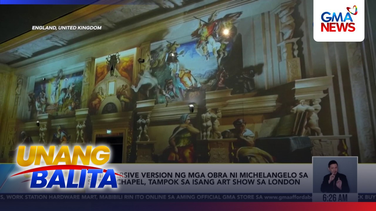 3D immersive version ng mga obra ni Michelangel...