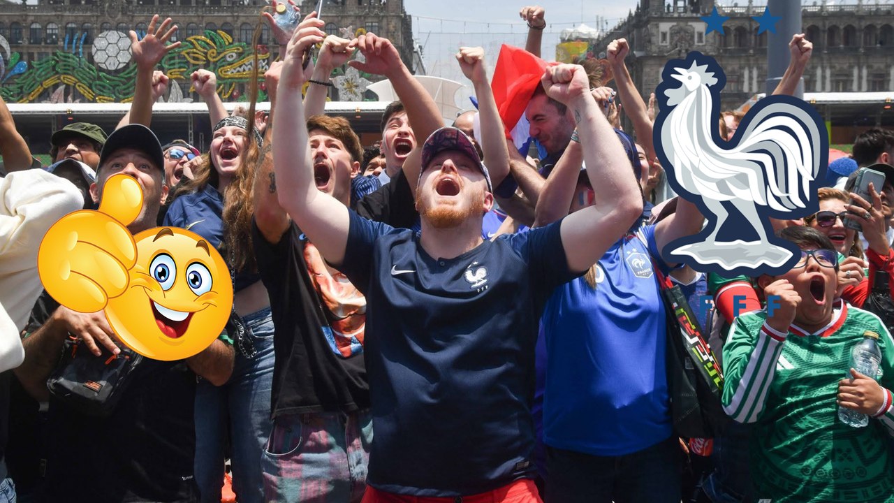 CDMX está con Francia; así festejan los fans de Mbappé en el FIFA Fan Fest del Zócalo
