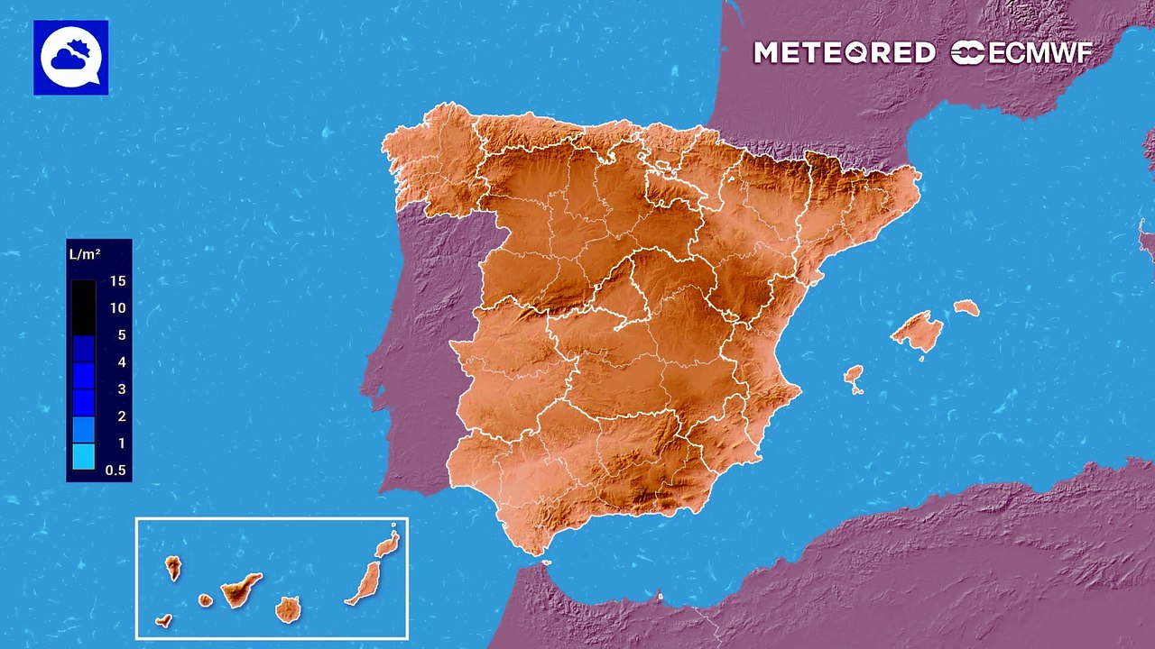 Las tormentas cobrarán intensidad en las primeras horas de la tarde