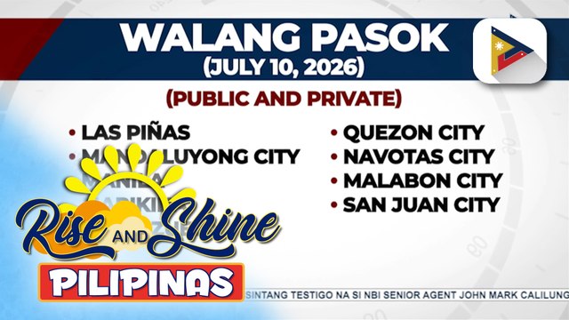 Ilang lugar sa Luzon, Visayas at Mindanao, suspendido ang klase ngayong araw dahil sa epekto ng Bagyong #IndayPH at habagat