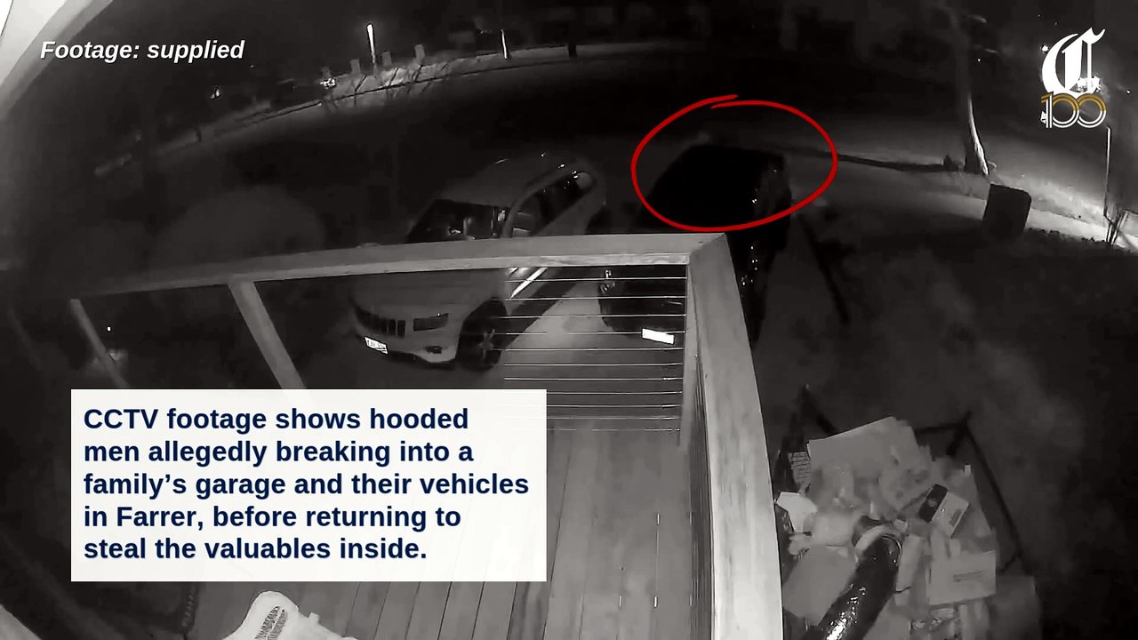 Hooded men allegedly break into Farrer home, steal contents