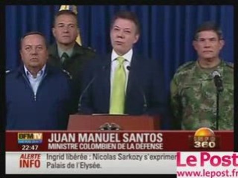 Annonce: Ingrid Bétancourt est libérée