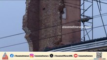 കോഴിക്കോട് ക്ലോക്ക് ടവർ അപകടം; ടവറിന്റെ അപകടാവസ്ഥയിലുള്ള ഭാ​ഗം പൊളിച്ചുനീക്കുന്നു