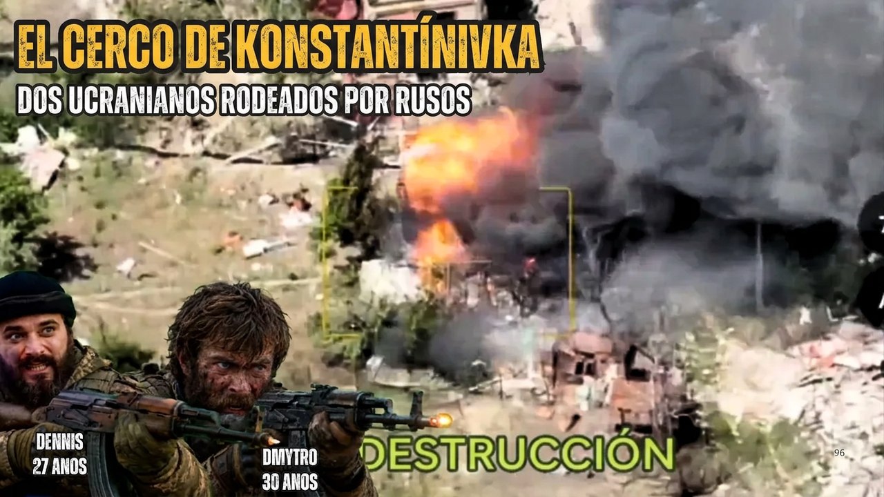 Atrapados en Kostiantynivka: drones, FABs y trincheras