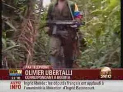 Ingrid Betancourt libérée ce mercredi 2 Juillet 2008