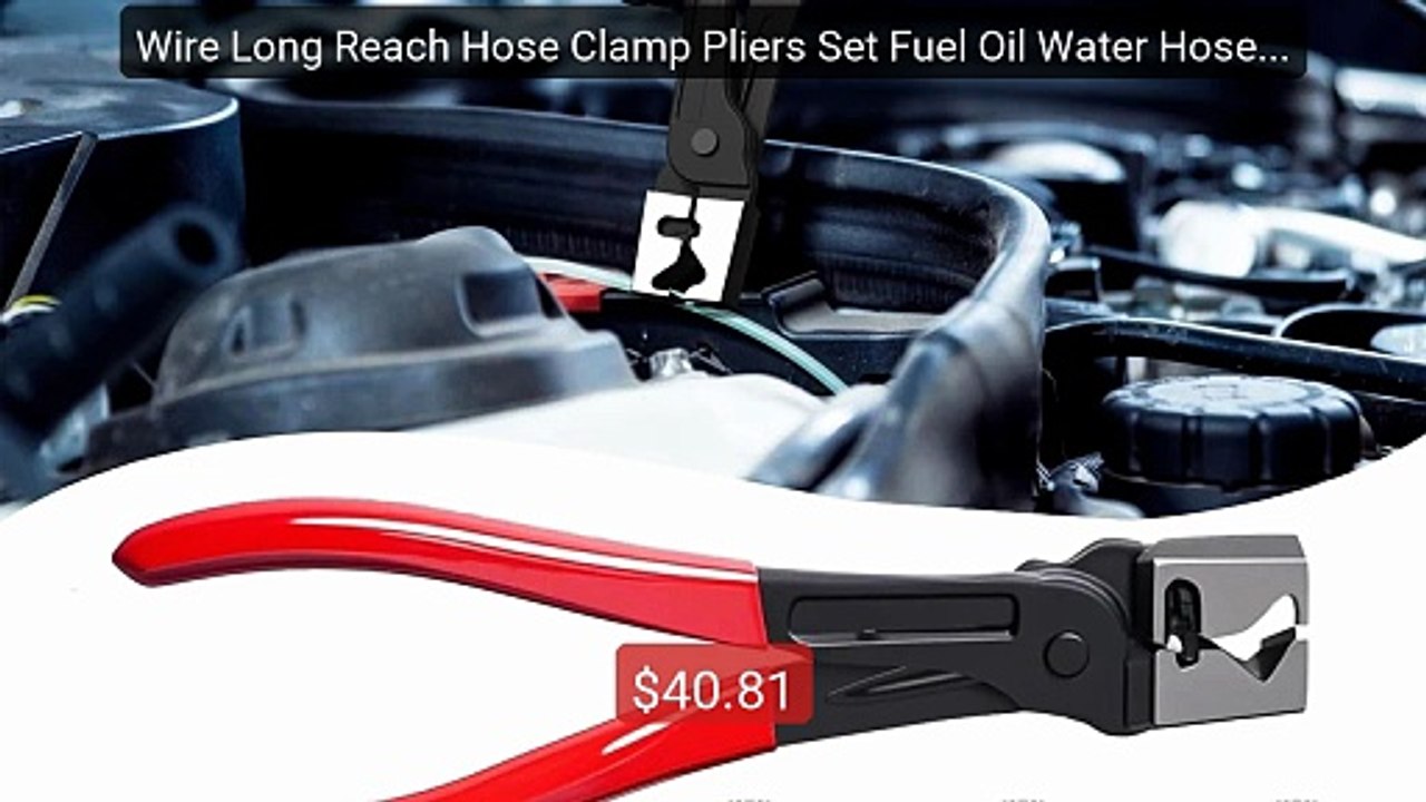 Wire Long Reach Hose Clamp Pliers Set Fuel Oil Water Hose Auto Too... -- Best Deal 2026 | Shop Now!