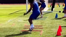Les Bleus s’entraînent avant leur match face au Maroc