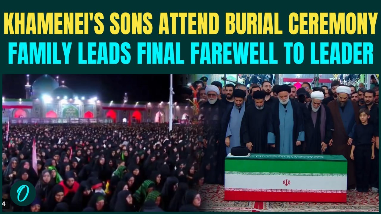 Khamenei BURIAL VIDEO: Mostafa Khamenei Leads Family At Final Burial Of Ceremony In Mashhad