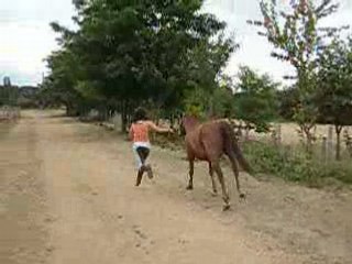 la miss au galop et moi qui court ^^