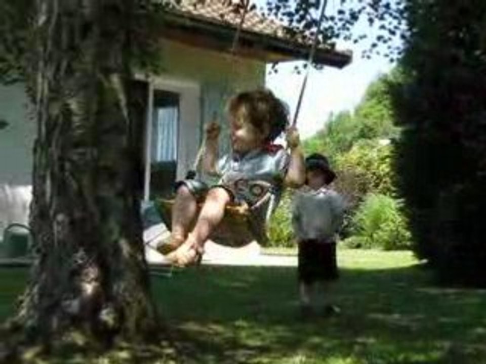 Balançoire à Talloires