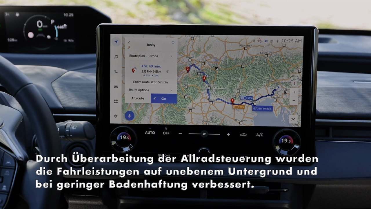 Der Toyota bZ4X Touring - Verbesserte Allradsteuerung