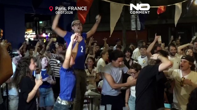 França: adeptos celebram vitória sobre Marrocos e apuramento para meias-finais