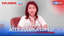 Sino si Atty. Zuleika Lopez? | GMA News Feed