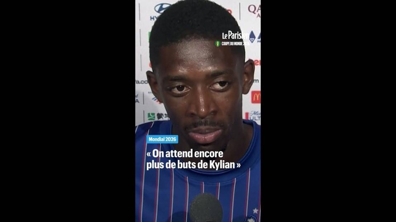 Dembélé : « Mbappé est incroyable, on attend encore plus de buts de lui »