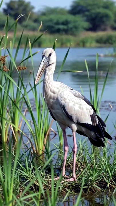 Asian openbill of India real documentry video