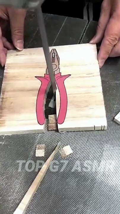 Satisfying Pliers Wood Cutting ASMR ✨ TOPG7ASMR