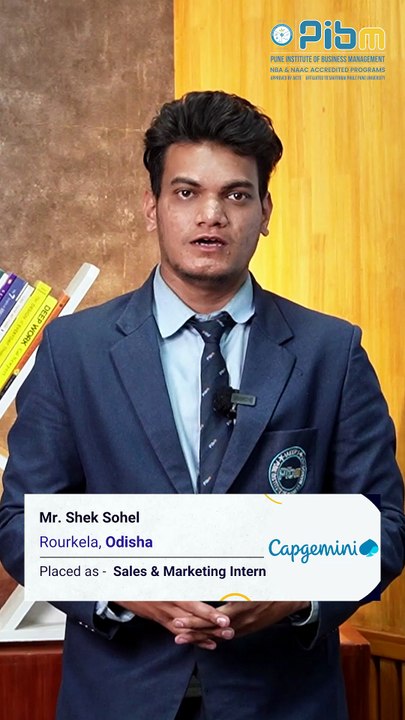 PIBM to Capgemini | Sales & Marketing Intern | Shek Sohel | Batch 2024–26