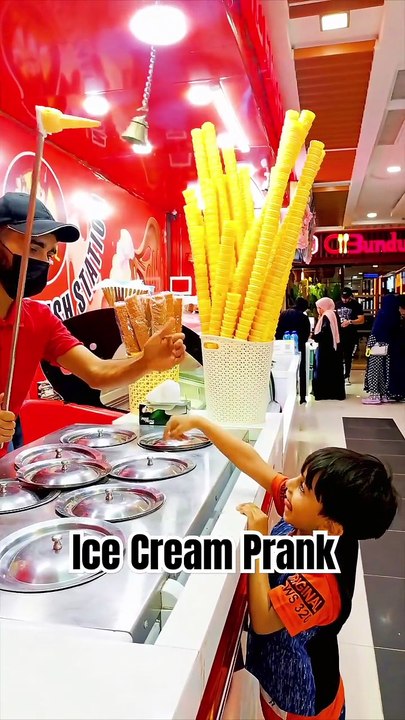 Ice Cream Prank with kid #music #youtube #short