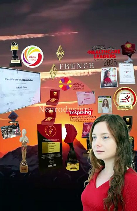 The Founder Mihaela Pleșca' Juror & Winner Awards Won in the Business Environment Under the SUNshine Neurodesign Company
