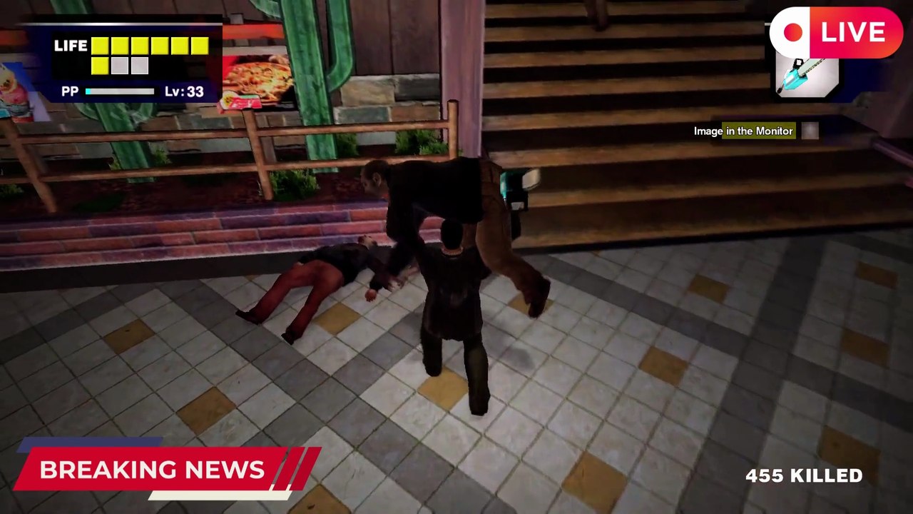 Free Roam and Combat Gameplay ( Gorilla Press Slam, Irish Whip, German Suplex and Knee Drops)| Dead Rising