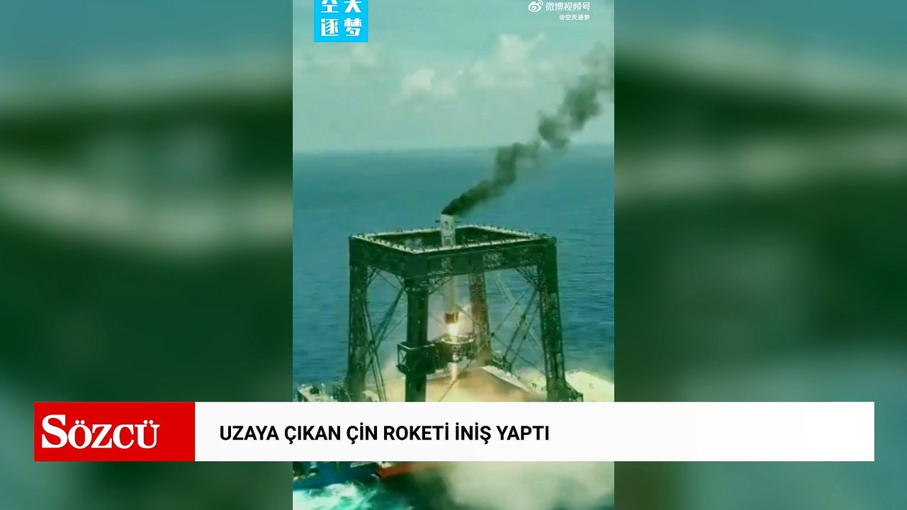 Uzaya çıkan Çin roketi iniş yaptı